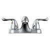 Glacier Bay Constructor 4 inch 2 Handle Mid Arc Lavatory Faucet Chrome Finish