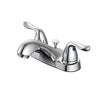 Glacier Bay Constructor 4 inch 2 Handle Mid Arc Lavatory Faucet Chrome Finish