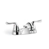 Glacier Bay Constructor 4 inch 2 Handle Mid Arc Lavatory Faucet Chrome Finish