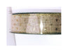 Kirkland Signature Gold Glitter Dots Burlap Wire Edged 50 yards x 1.5inches
