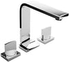 Targa Widespread Bathroom Faucet Finish: Steelnox