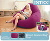 Intex Deluxe Beanless Bag Inflatable Chair, 48" X 50" X 32", Grape