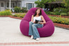 Intex Deluxe Beanless Bag Inflatable Chair, 48" X 50" X 32", Grape