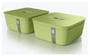Vacuvita Premium Vacuum Container Medium (2-Pack) - Green