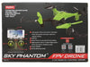 Syma Sky Phantom FPV Drone 4 CH Remote Control Drone, Green