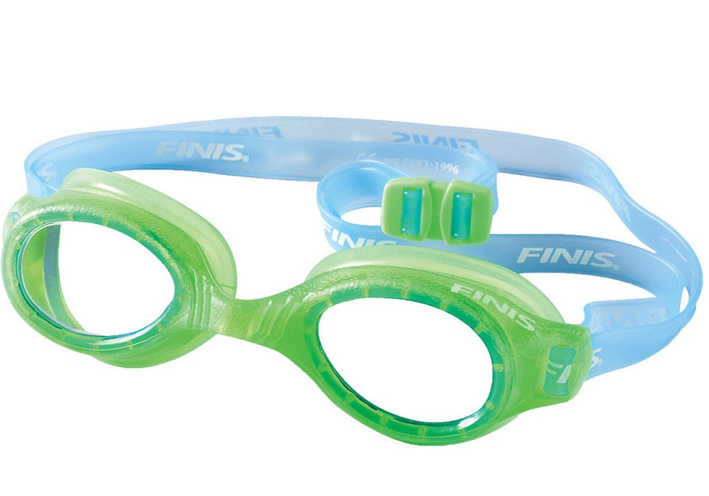 FINIS H2 Jr Swimming Goggles Green Clear