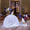 Home Accents Holiday Christmas 48-inch Igloo with Fishing Penguin 175-LEDs