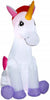 Home Accents Holiday 4.50 ft. Pre-Lit Airblown Inflatable Christmas Unicorn
