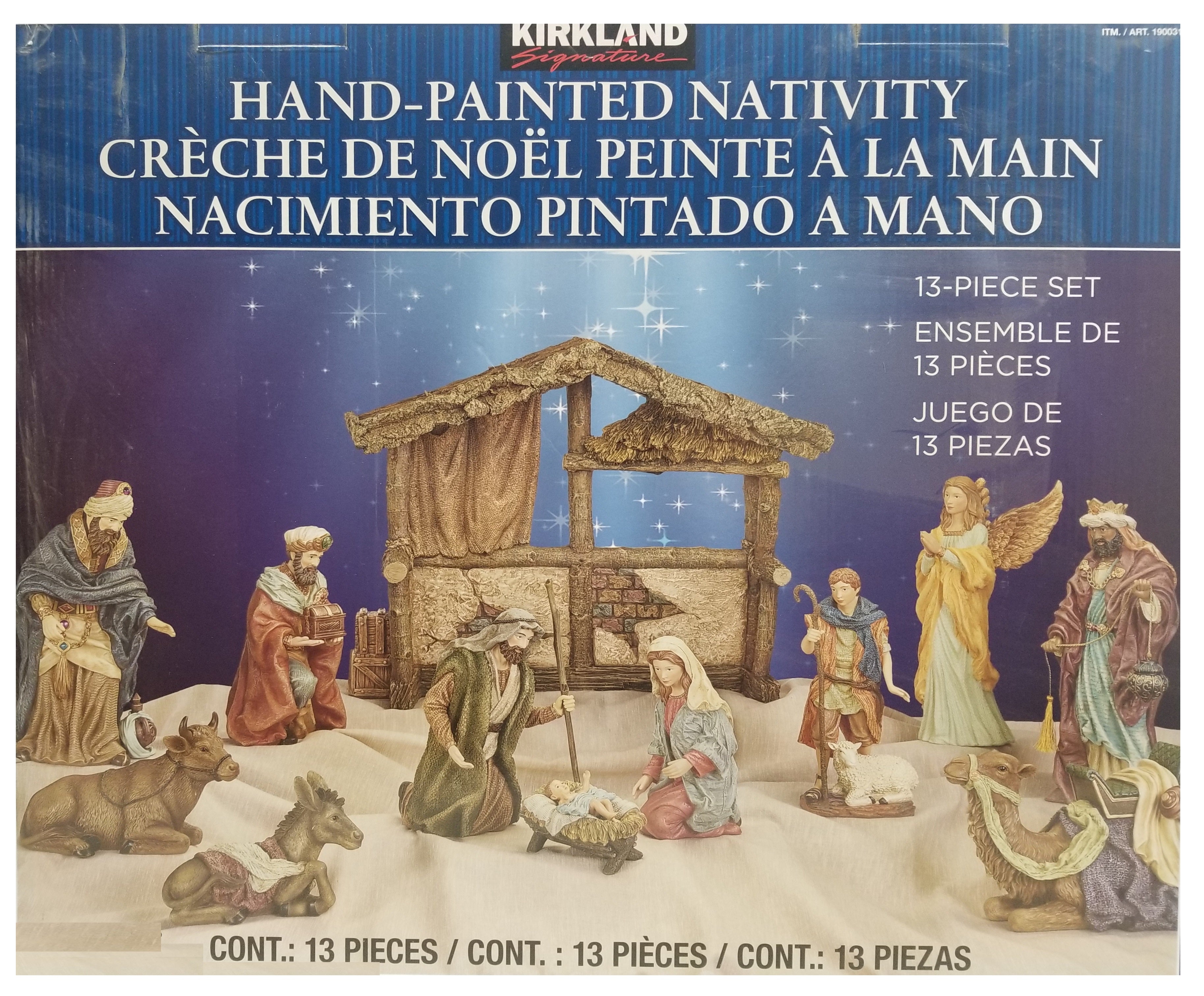 Kirkland Signature 13-Piece Hand-Painted Nativity