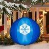 Holiday Time 2.5 FT Tall Hanging Ball Ornament, Blue