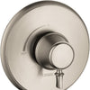 hansgrohe 04223820 C Pressure Balance Trim, Brushed Nickel