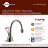 InSinkErator Involve HC-Wave-SN Double Handle Hot/Cold Water Dispenser, Satin Nickel