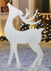 Holiday Living White Reindeer 46 in Tall