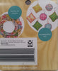 Hand Made Modern 48ct Printed Fabric Circles Squares Assorted Colors