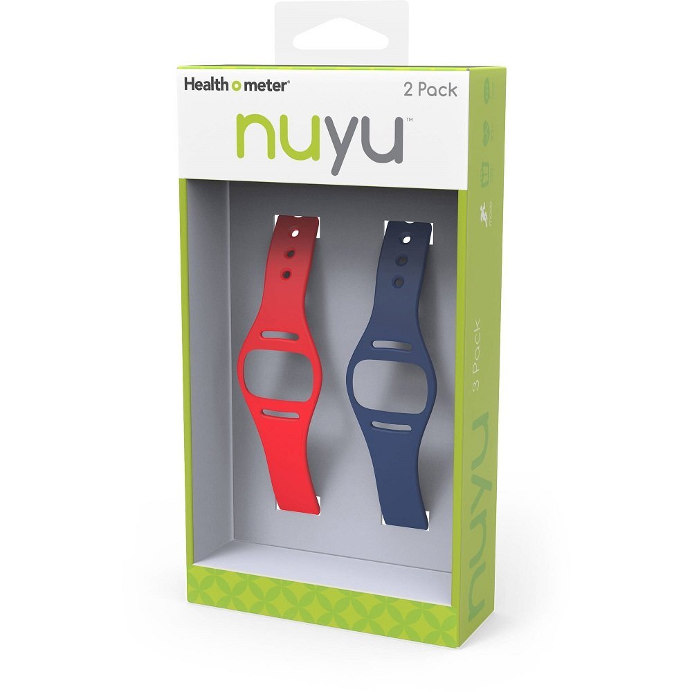 Health o meter nuyu Accessory Bands 2-Pack: Midnight Blue & Watermelon