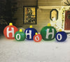 Holiday Time Airflowz 10' Light Parade Inflatable Ho Ho Ho Ornaments