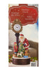 Santa Holiday Clock with LED Christmas Tree