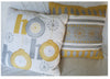 18" Holiday Pillows 2-pack Gold/Silver