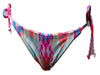Xhilaration Women's String Bikini Bottom, Hot Coral Multi, Small