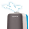 Rowenta Intense Aqua Control Warm and Cool Mist Humidifier, Charcoal Gray/Cream