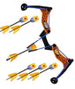 Zing Hyper Strike Archery Bow with 6 Zonic Whistle Arrows Shoots 250 FT Orange