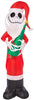 Holiday Yard Inflatables Jack Skelington with Christmas Tree, 5.5 ft