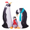Holiday Time 5 FT Wide Penguin Family Airblown Inflatable