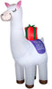 Holiday Time 6 FT Tall Festive Llama Airblown Inflatable