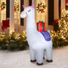 Holiday Time 6 FT Tall Festive Llama Airblown Inflatable