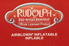 Gemmy Rudolph the Red-Nosed Reindeer Airblown Inflatable 4.5' tall Led Indoor and Outdoor