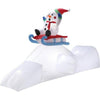 Holiday Time 8.5' Sledding Snowman Christmas Inflatable