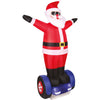 Light Up Inflatable Yard Decoration INFLATABLES CHRISTMAS 7' Board Santa
