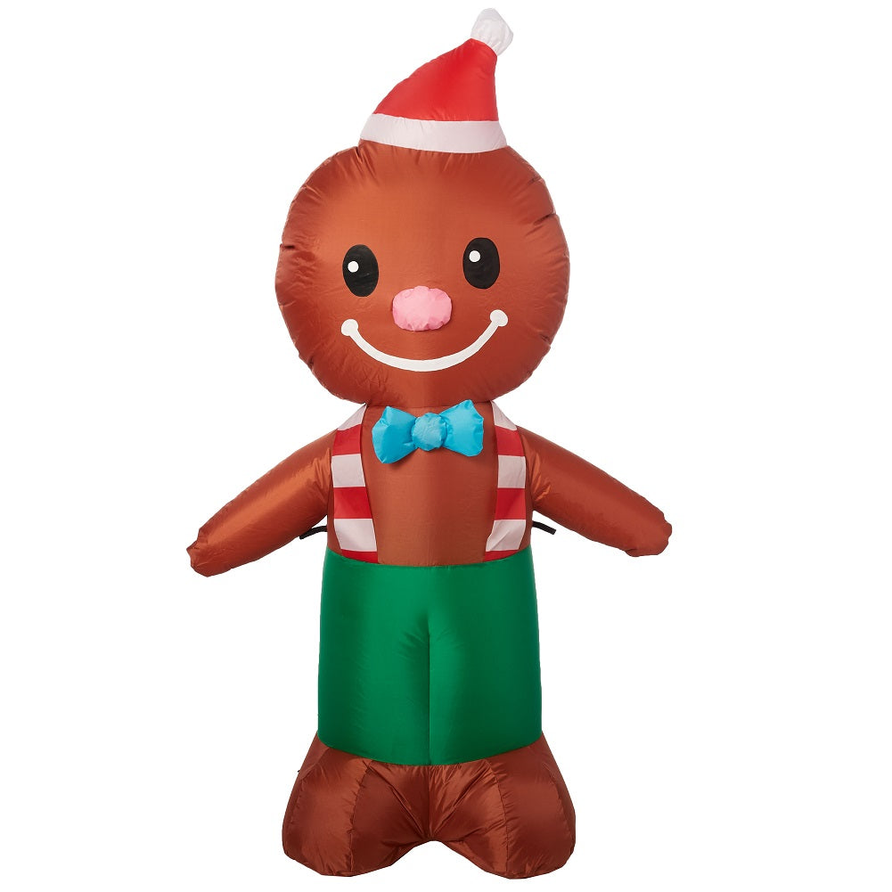 Holiday Time Yard Inflatable Gingerbread Man Airblown 4FT
