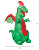 Holiday Time Christmas Dragon Airblown Inflatable 3.5 FT Tall