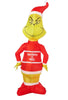 The Grinch 5.5 FT Airblown Inflatable Wearing a Naughty or Nice Sweater