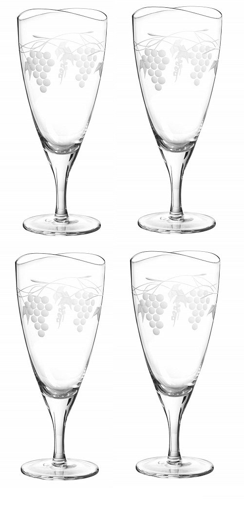 Qualia Glass Orchard Iced Tea Glass, Crystal Clear (Set of 4)