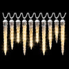 LightShow Shooting Star Icicle Light String, Frozen Fire, LED White