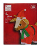 Home Accents Inflatable Goat in Santa Suit 4 foot