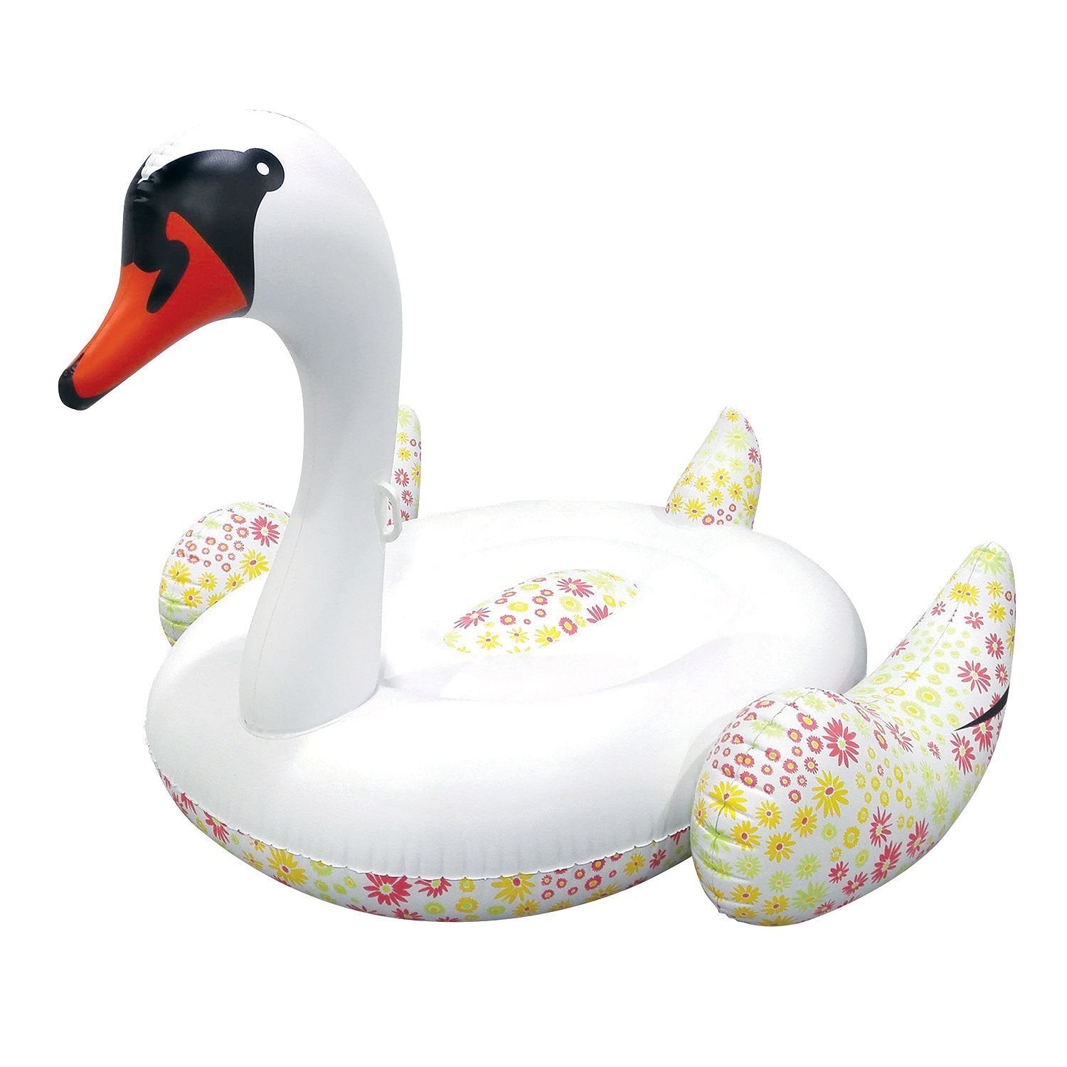 IT'S HUGE Inflatable Swan Swimming Pools Swim Floatation Device | My ...