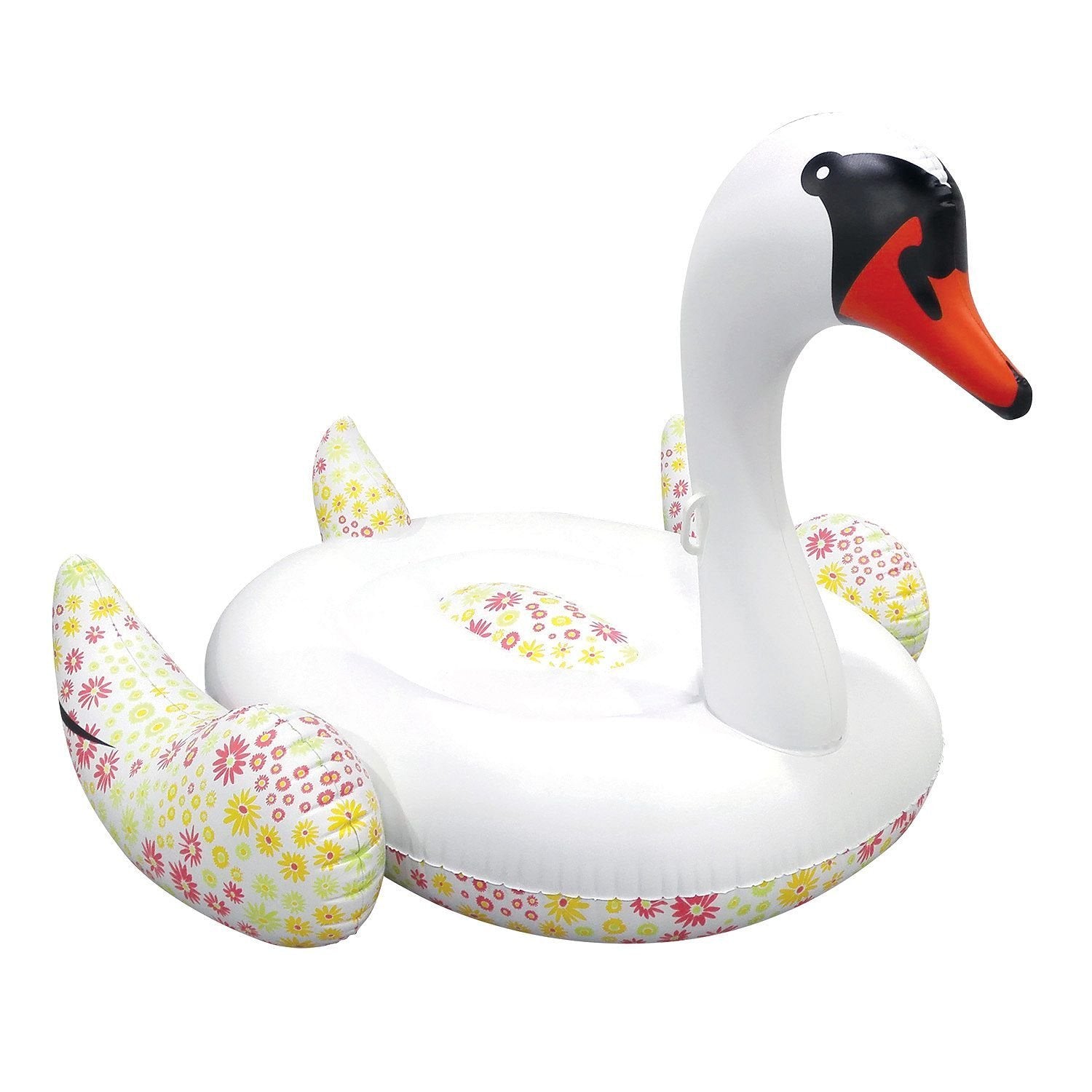 IT'S HUGE Inflatable Swan Swimming Pools Swim Floatation Device | My ...