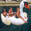 IT'S HUGE Inflatable Swan Swimming Pools Swim Floatation Device