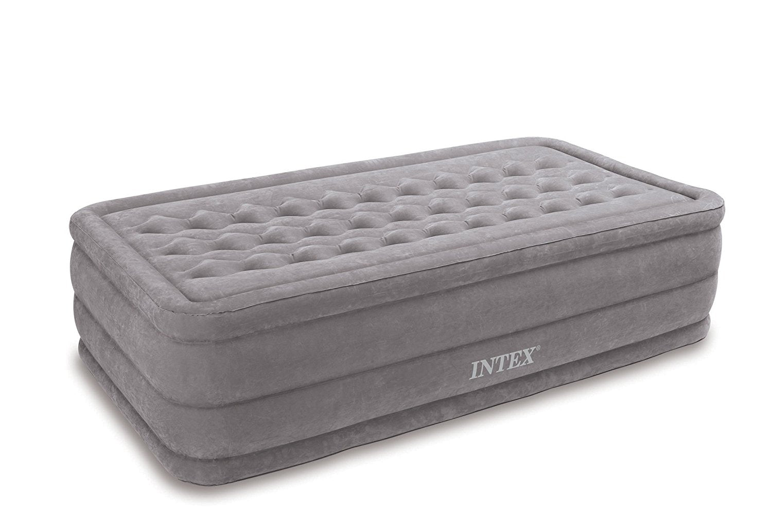 Intex Ultra Plush Airbed with Built-in Electric Pump, Twin, Bed Height 18"