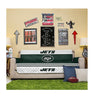 NFL Sofa Couch Reversible Furniture Protector with Elastic Straps, 75" x 110"