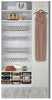 JOY Mangano 100-piece Huggable Hangers Set, Rich Camel with Chrome