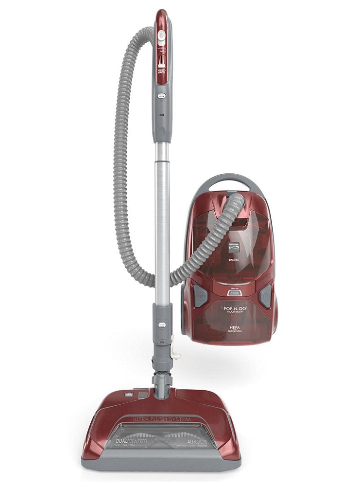 Kenmore Pet Friendly POP-N-GO with Ultra Plush Canister Vacuum, Red