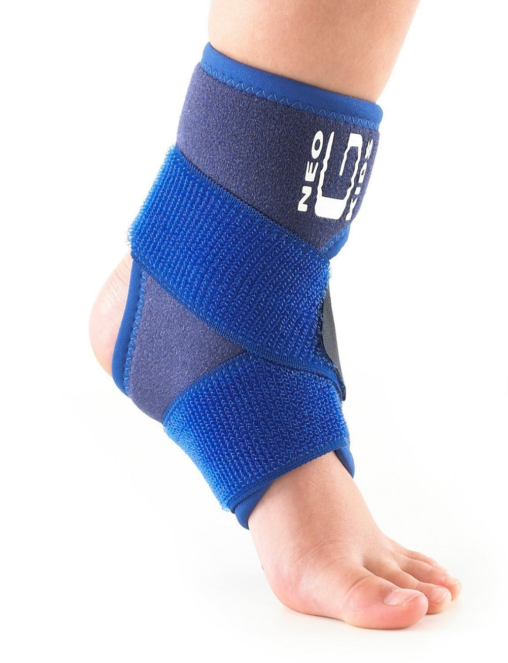 Neo G Kids! Ankle Support with Figure of 8 Straps, Universal Size, Blue