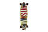 Kryptonics 34" Winged Swallowtail Longboard Complete Skateboard, Red
