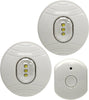 GE Wireless Remote Control LED Puck Lights, 3 LED, White, 2-Pack, 17494