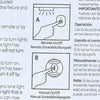 GE Wireless Remote Control LED Puck Lights, 3 LED, White, 2-Pack, 17494