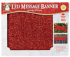 Holiday Time Red LED Battery-Operated Message Banner With Sash